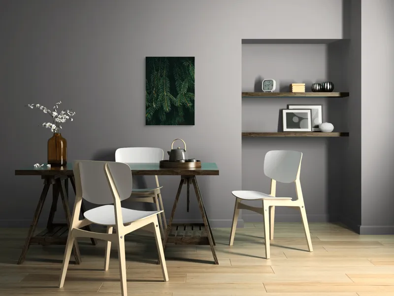 Tablou Canvas, "Misterul Crengilor de Brad Verde", Verde, Ace, Brad, Natural, Textură, Frumusețe, Pădure, Serenitate, 50 x 70 cm – poza 5