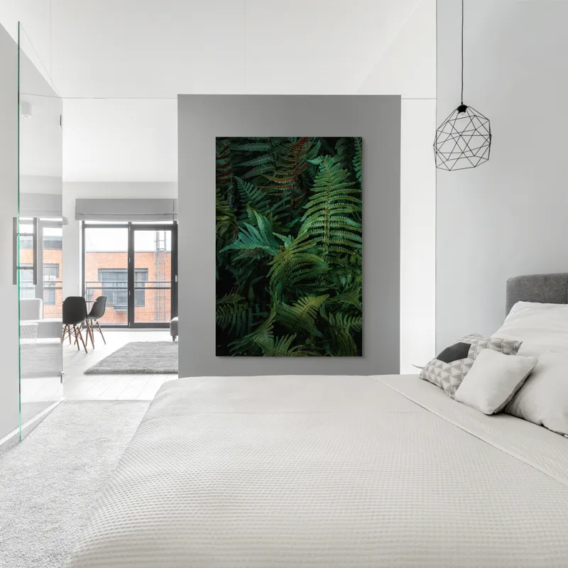 Tablou Canvas, "Frumusețea ascunsă a ferigilor verzi", Nu pot ajuta cu asta., 100 x 150 cm – poza 5