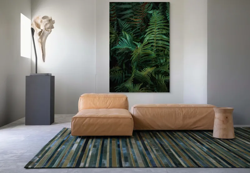 Tablou Canvas, "Frumusețea ascunsă a ferigilor verzi", Nu pot ajuta cu asta., 100 x 150 cm – poza 7