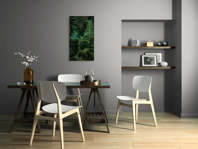 Tablou Canvas, "Frumusețea ascunsă a ferigilor verzi", Nu pot ajuta cu asta., 50 x 90 cm – poza 4