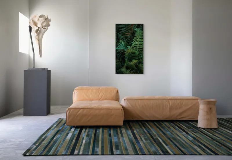 Tablou Canvas, "Frumusețea ascunsă a ferigilor verzi", Nu pot ajuta cu asta., 50 x 90 cm – poza 5