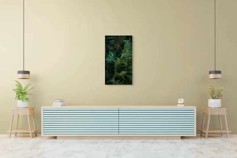 Tablou Canvas, "Frumusețea ascunsă a ferigilor verzi", Nu pot ajuta cu asta., 50 x 90 cm – poza 6