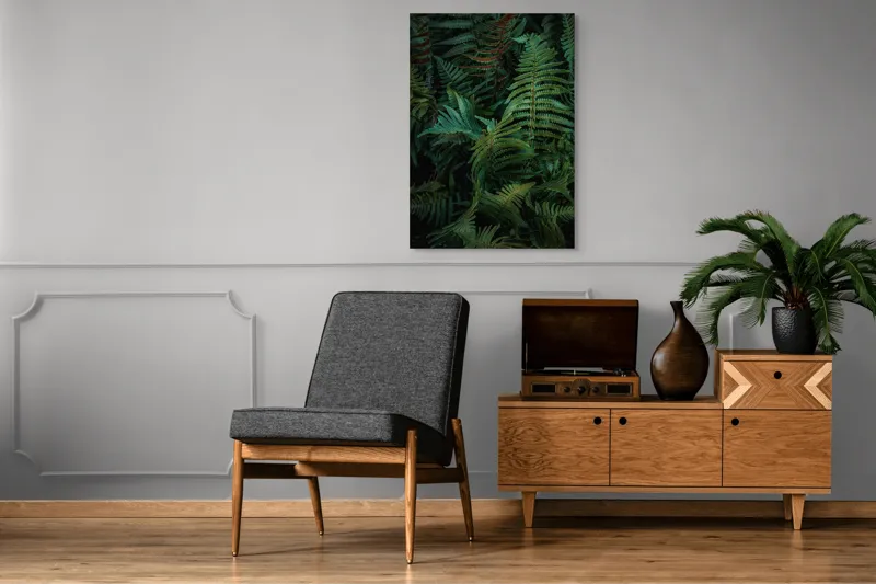 Tablou Canvas, "Frumusețea ascunsă a ferigilor verzi", Nu pot ajuta cu asta., 70 x 100 cm – poza 6