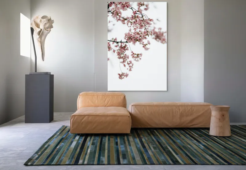 Tablou Canvas, "Flori de cireș într-o primăvară senină", Flori, Delicatețe, Primăvară, Culoare, Fragilitate, Rafinament, Natură, 100 x 150 cm – poza 7