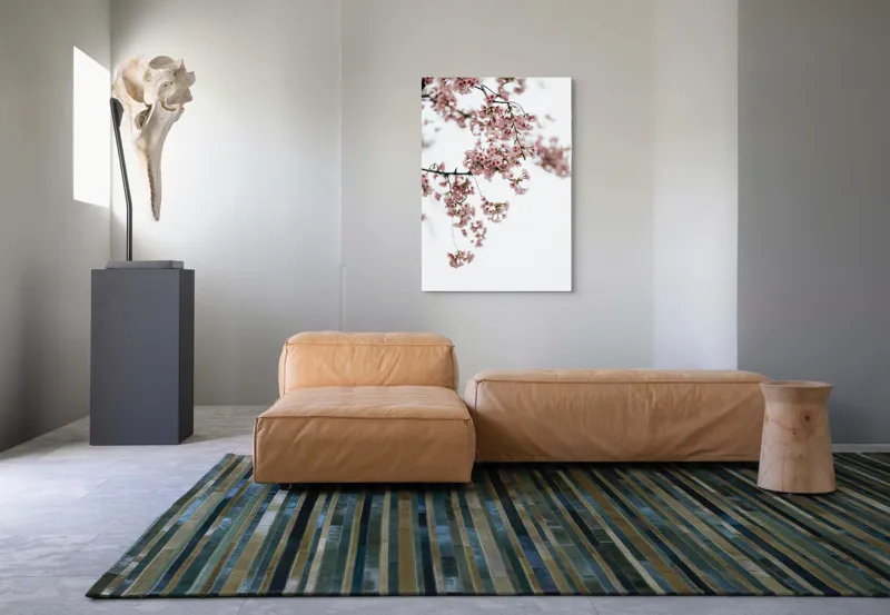 Tablou Canvas, "Flori de cireș într-o primăvară senină", Flori, Delicatețe, Primăvară, Culoare, Fragilitate, Rafinament, Natură, 70 x 100 cm – poza 7