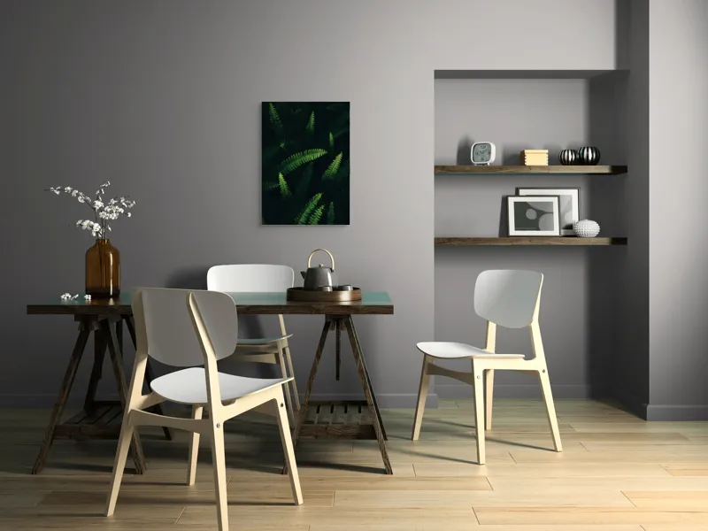 Tablou Canvas, "Frumusețea texturii naturii verzi", Frunze, Verzi, Umbre, Natură, Vitalitate, Frumusețe, Textură, Prospețime, 50 x 70 cm – poza 5