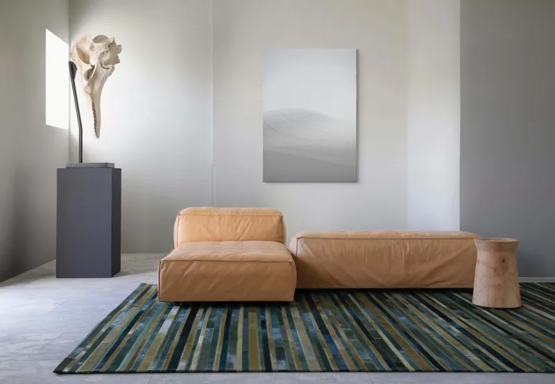 Tablou Canvas, "Zăpadă strălucitoare sub cer senin", Alb, Prafuit, Delicat, Silentios, Minimalist, 70 x 100 cm – poza 7