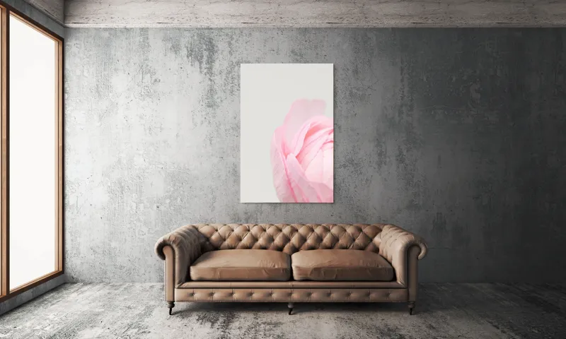 Tablou Canvas, "Petale delicate de primăvară roz", Delicat, Roz, Petale, Floare, Fragil, Minimalist, Moale, Pastel, Elegant, Simplu, 100 x 150 cm – poza 6