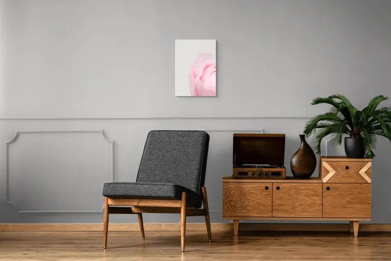 Tablou Canvas, "Petale delicate de primăvară roz", Delicat, Roz, Petale, Floare, Fragil, Minimalist, Moale, Pastel, Elegant, Simplu, 39 x 54 cm – poza 8