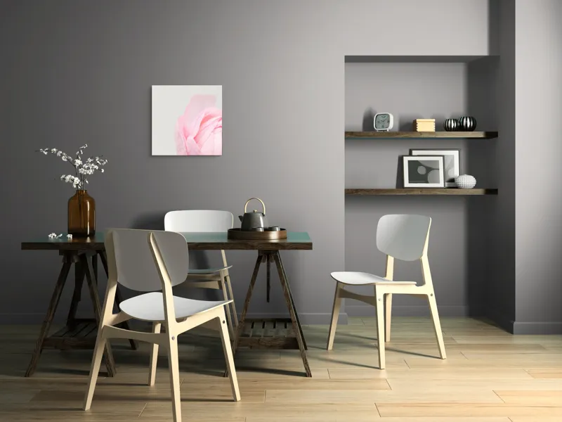 Tablou Canvas, "Petale delicate de primăvară roz", Delicat, Roz, Petale, Floare, Fragil, Minimalist, Moale, Pastel, Elegant, Simplu, 50 x 50 cm – poza 8
