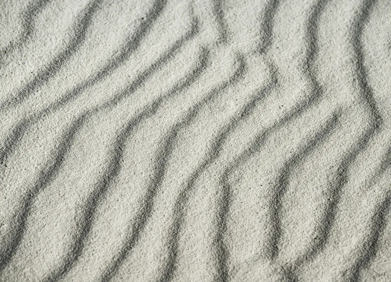 Tablou Canvas, "Unduiri de nisip fin sub soare", Ondulații, Textură, Nisip, Model, Natură, 54 x 39 cm – poza 2