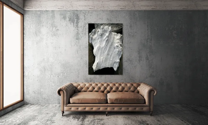 Tablou Canvas, "Nu știu cine este în imagine.", I don’t know who this is, but the object looks like an irregularly shaped rock or stone., 100 x 150 cm – poza 6