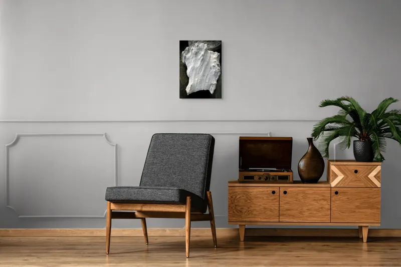 Tablou Canvas, "Nu știu cine este în imagine.", I don’t know who this is, but the object looks like an irregularly shaped rock or stone., 39 x 54 cm – poza 8