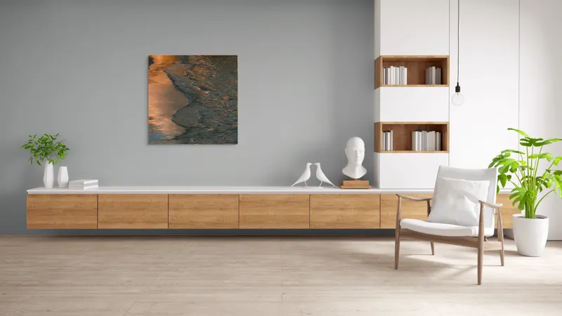 Tablou Canvas, "Reflexii ale amurgului pe mare", Apus, Reflexii, Valuri, Textură, Lumină, Mal, Apă, Calm., 100 x 100 cm – poza 8