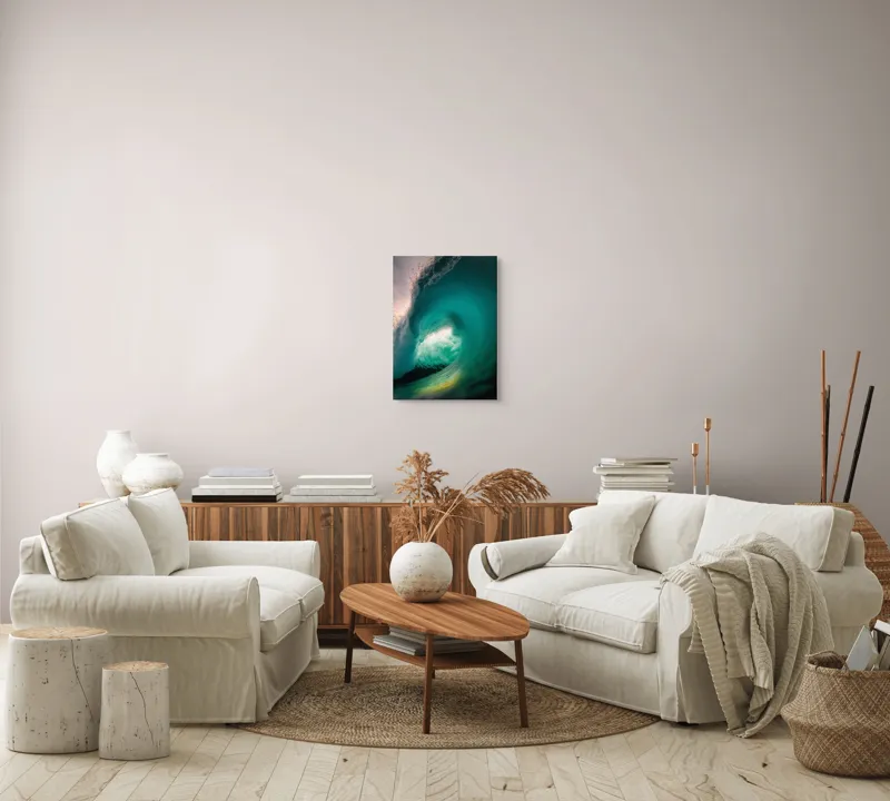 Tablou Canvas, "Esența viitorului neîmblânzit al oceanului", Vârtej, Apă, Energie, Ocean, Dinamică, Natură, Viu, Spectacol, Forță, 39 x 54 cm – poza 5