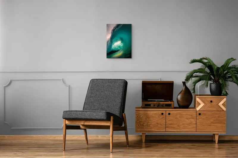 Tablou Canvas, "Esența viitorului neîmblânzit al oceanului", Vârtej, Apă, Energie, Ocean, Dinamică, Natură, Viu, Spectacol, Forță, 39 x 54 cm – poza 8
