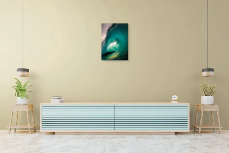 Tablou Canvas, "Esența viitorului neîmblânzit al oceanului", Vârtej, Apă, Energie, Ocean, Dinamică, Natură, Viu, Spectacol, Forță, 50 x 70 cm – poza 6