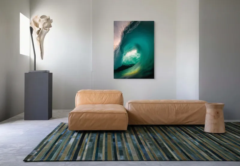 Tablou Canvas, "Esența viitorului neîmblânzit al oceanului", Vârtej, Apă, Energie, Ocean, Dinamică, Natură, Viu, Spectacol, Forță, 70 x 100 cm – poza 7