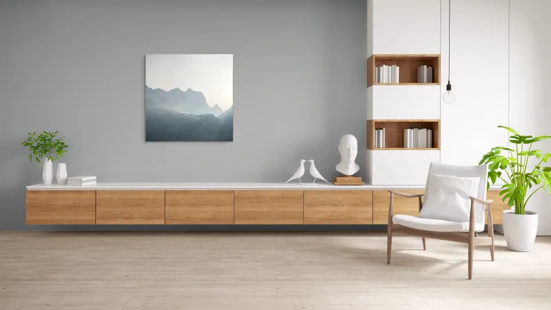 Tablou Canvas, "Lumina dimineții peste munți înzăpeziți", Munți, Ceață, Răsărit, Siluete, Frig, Lumină, Vârfuri, Cer, Peisaj, Natură, 100 x 100 cm – poza 8