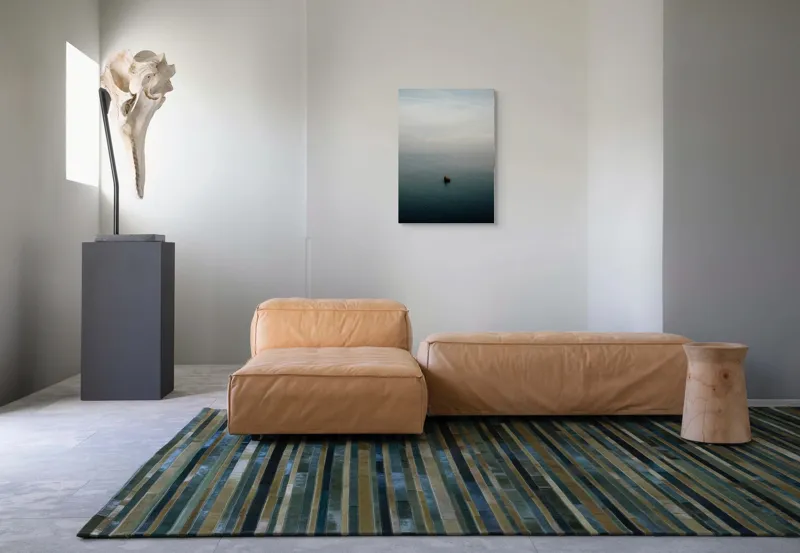 Tablou Canvas, "Un colț singuratic în nemărginire marină", Calm, Vast, Serene, Solitary, Tranquil, Endless, 50 x 70 cm – poza 7