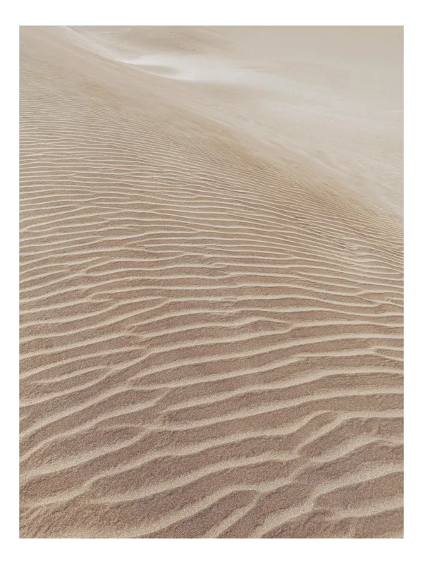 Tablou Canvas, "Mireasma liniștită a dunei înalte", Nisip, Dune, Texturi, Vânt, Liniște, 39 x 54 cm
