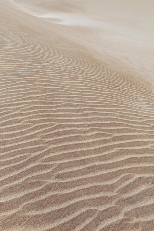 Tablou Canvas, "Mireasma liniștită a dunei înalte", Nisip, Dune, Texturi, Vânt, Liniște, 100 x 150 cm – poza 2