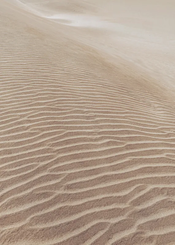 Tablou Canvas, "Mireasma liniștită a dunei înalte", Nisip, Dune, Texturi, Vânt, Liniște, 50 x 70 cm – poza 2