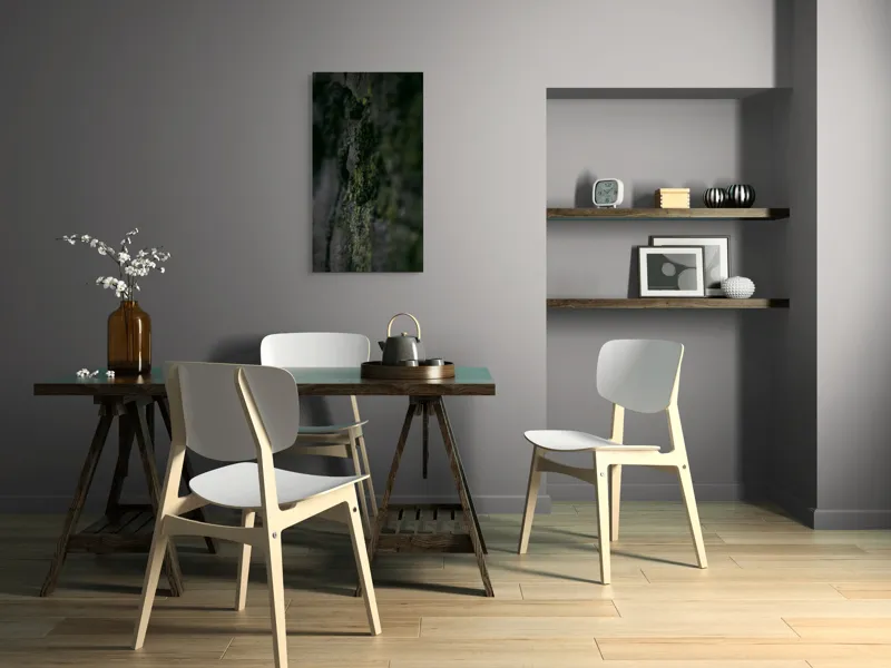 Tablou Canvas, "Texturi naturale acoperite de mușchi verzi", Întunecat, Texturat, Muschi, Misterios, Umbros, 50 x 90 cm – poza 4