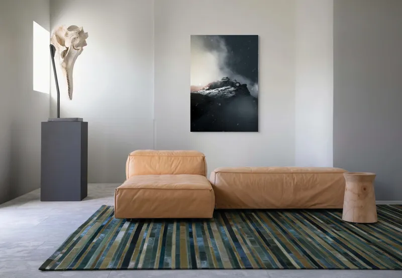 Tablou Canvas, "Vârful stâncos în ceață misterioasă", Nor, Munți, Ceață, Noapte, Mister, Vârf, Zăpadă, Înălțime, Întunecat, Lumină, 70 x 100 cm – poza 7