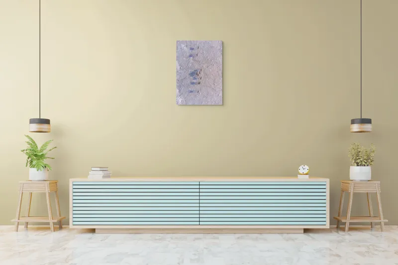 Tablou Canvas, "Siluete în mișcare pe zăpadă albă", Nu știu cine este în imagine., 50 x 70 cm – poza 6
