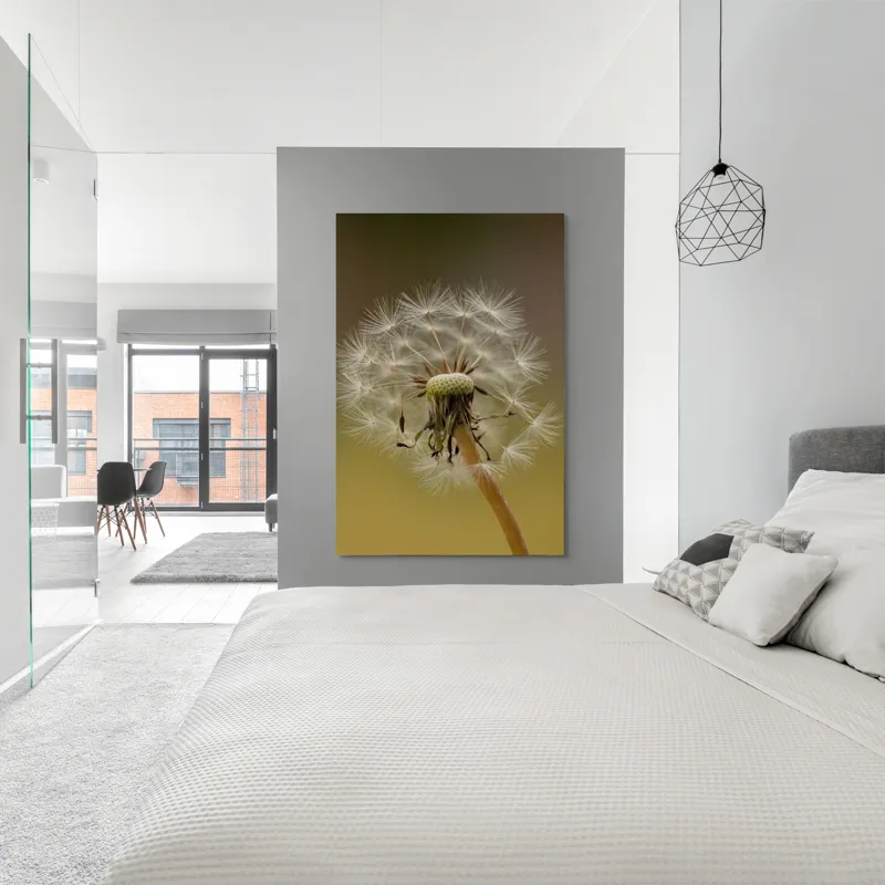 Tablou Canvas, "Visul pufului de păpădie", Delicat, Fragil, Natură, Speranță, Transformare, 100 x 150 cm – poza 5