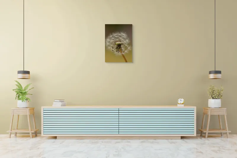 Tablou Canvas, "Visul pufului de păpădie", Delicat, Fragil, Natură, Speranță, Transformare, 50 x 70 cm – poza 6