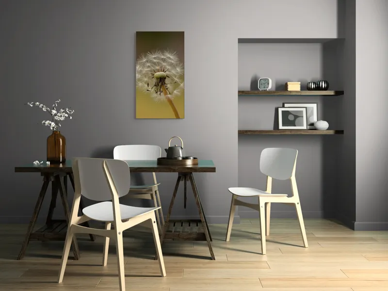 Tablou Canvas, "Visul pufului de păpădie", Delicat, Fragil, Natură, Speranță, Transformare, 50 x 90 cm – poza 4