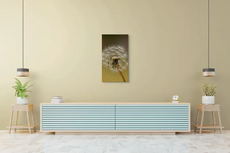 Tablou Canvas, "Visul pufului de păpădie", Delicat, Fragil, Natură, Speranță, Transformare, 50 x 90 cm – poza 6