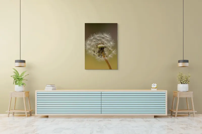 Tablou Canvas, "Visul pufului de păpădie", Delicat, Fragil, Natură, Speranță, Transformare, 70 x 100 cm – poza 5