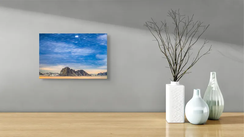 Tablou Canvas, Stele peste Munți în Amurg, , Multicolor, 39 x 26 cm – poza 8