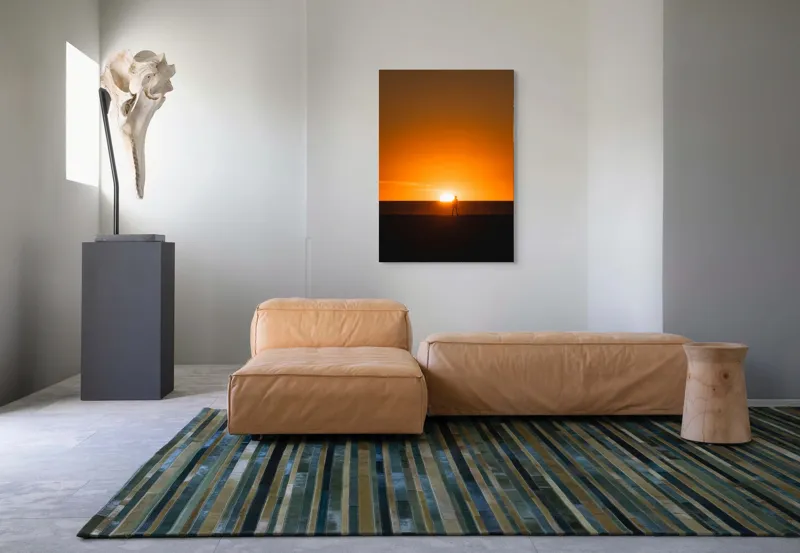 Tablou Canvas, Apus pe Plajă, Siluetă, Ocean, 70 x 100 cm – poza 7