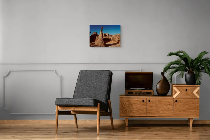 Tablou Canvas, Turnuri de Piatră sub Cer Senin, Deșert, 54 x 39 cm – poza 7