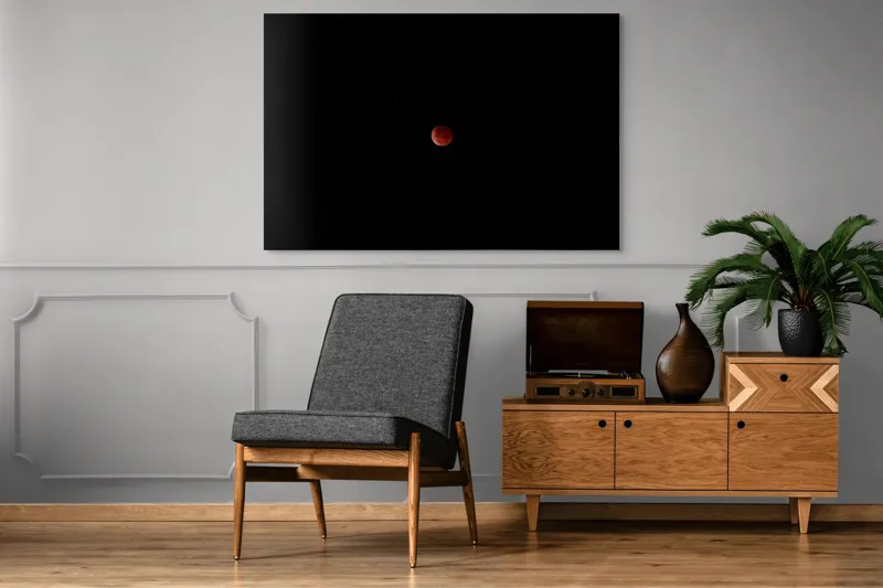 Tablou Canvas cu Lună Roșie, 150 x 100 cm – poza 8