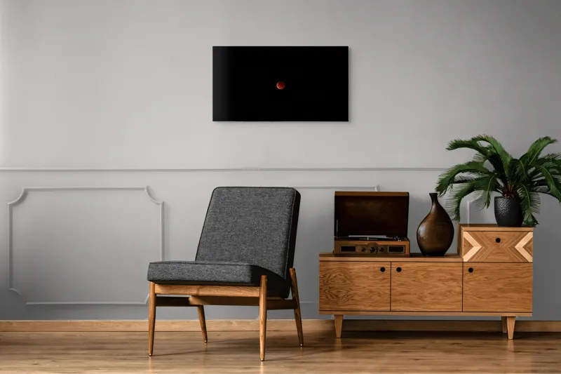 Tablou Canvas cu Lună Roșie, 90 x 50 cm – poza 6