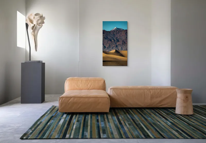 Tablou Canvas Peisaj Deșert Dune Munți Zăpadă Aventura Contrast Solitudine, 50 x 90 cm – poza 5
