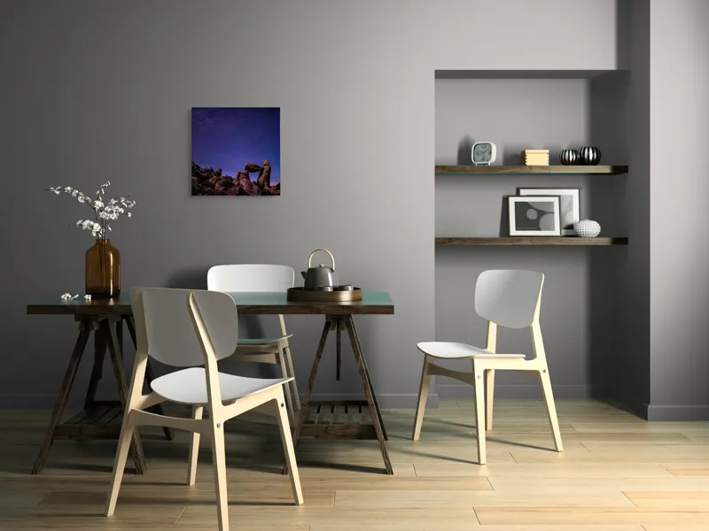 Tablou Canvas Poartă Stelară - Scenă Nocturnă Cosmice Multicolor, 50 x 50 cm – poza 8