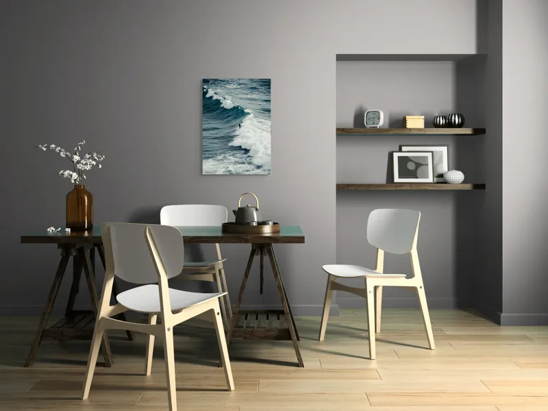 Tablou Canvas Surfer în mijlocul valurilor mării, Aventură și Natură, 50 x 70 cm – poza 5