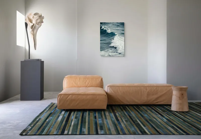 Tablou Canvas Surfer în mijlocul valurilor mării, Aventură și Natură, 50 x 70 cm – poza 7