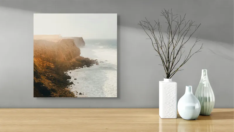 Tablou Canvas pe tema Naturii și a Oceanului - Scenarii Magice, 50 x 50 cm – poza 3