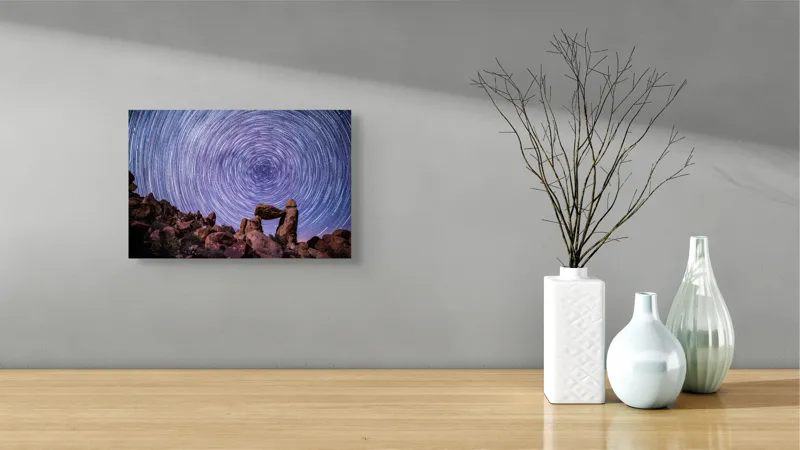 Tablou Canvas pe tema Cosmos și Peisaj al Deșertului, 39 x 26 cm – poza 8