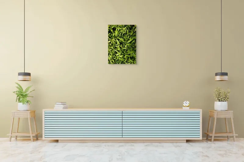Tablou Canvas Frunze Verzi Revitalizante Naturale Vibrante, 50 x 70 cm – poza 6