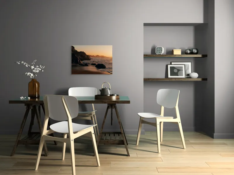Tablou Canvas Apus pe Țărmul Stâncos al Mării, 70 x 50 cm – poza 5
