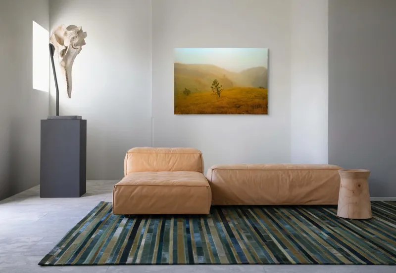 Tablou Canvas Peisaj Natură Ceață Solitudine Armonie Calm, 100 x 70 cm – poza 7