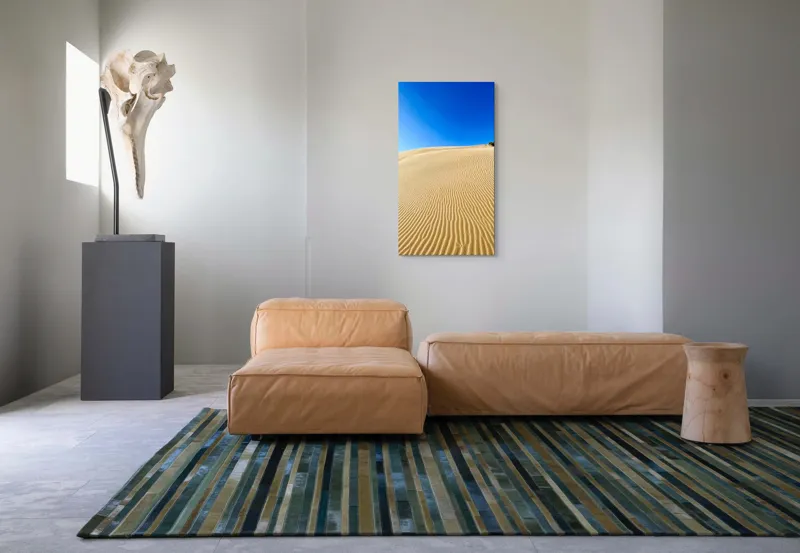 Tablou Canvas Dunele de nisip sub cer senin, Vânt și Albastru, 50 x 90 cm – poza 5